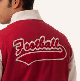 cotton varsity jacket back, chennile patches versity, latest cotton jacket