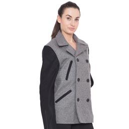 Coat Style Varsity Jacket